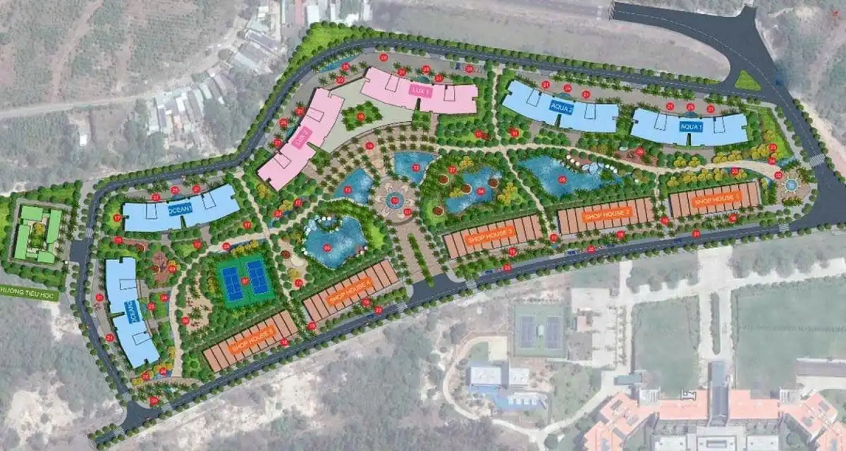 RAY DE MANOR HỒ TRÀM 8 Mặt bằng chi tiết Ray De Mannor