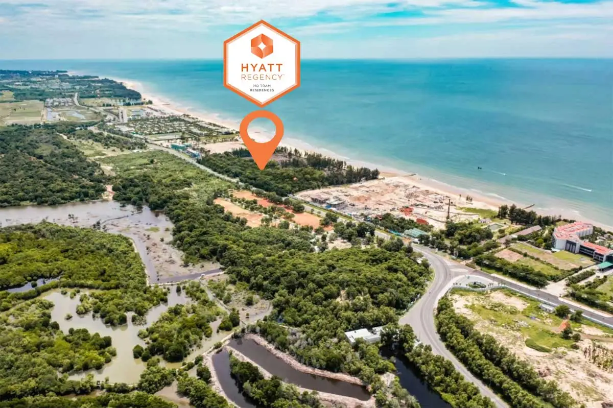 Hyatt Regency Ho Tram Residences 6 Vị trí thực tế Hyatt Regency Ho Tram Residences