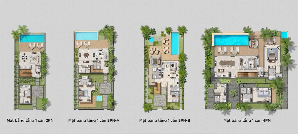 Hyatt Regency Ho Tram Residences 13 4 loại Biệt thự tại Hyatt Regency Ho Tram Residences