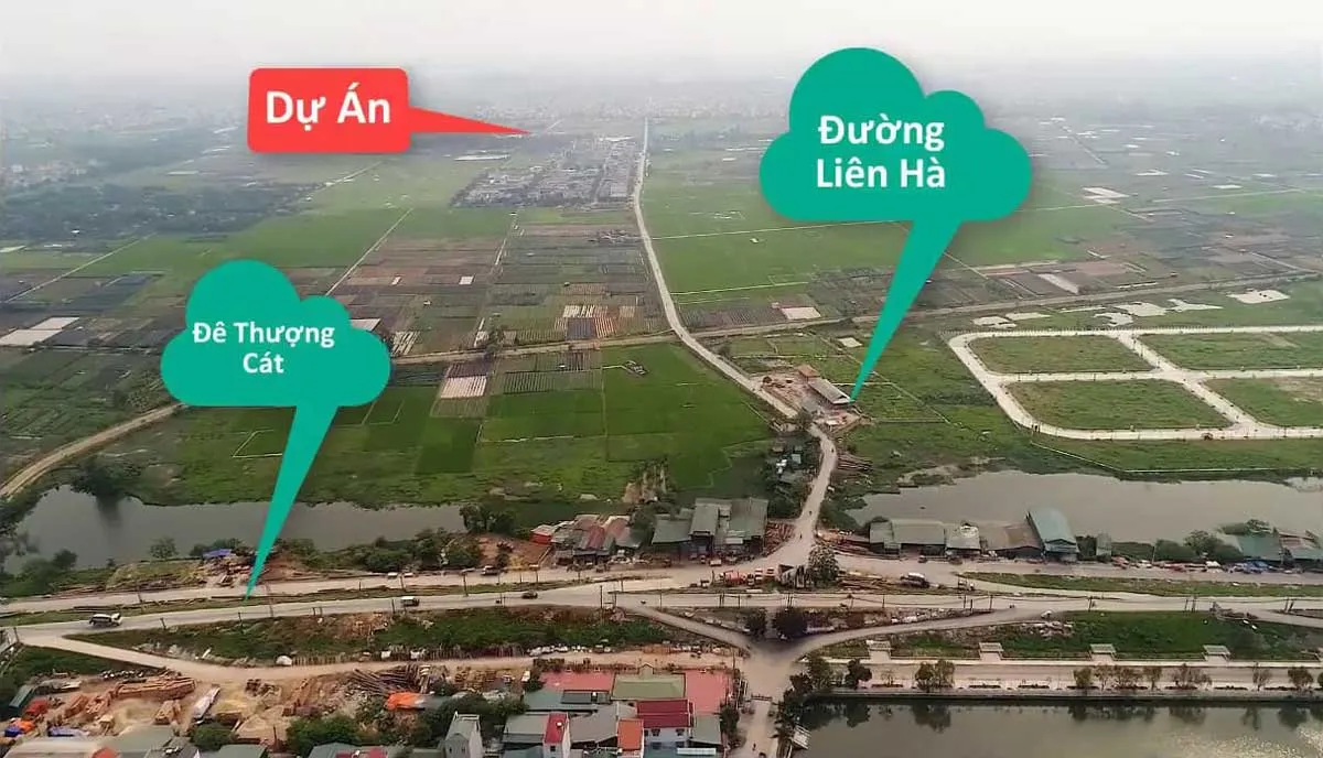 Vinhomes Wonder Park 3 Vị trí thực tế Dự án Khu đô thị Vinhomes Wonder Park Đan Phượng Hà Nội