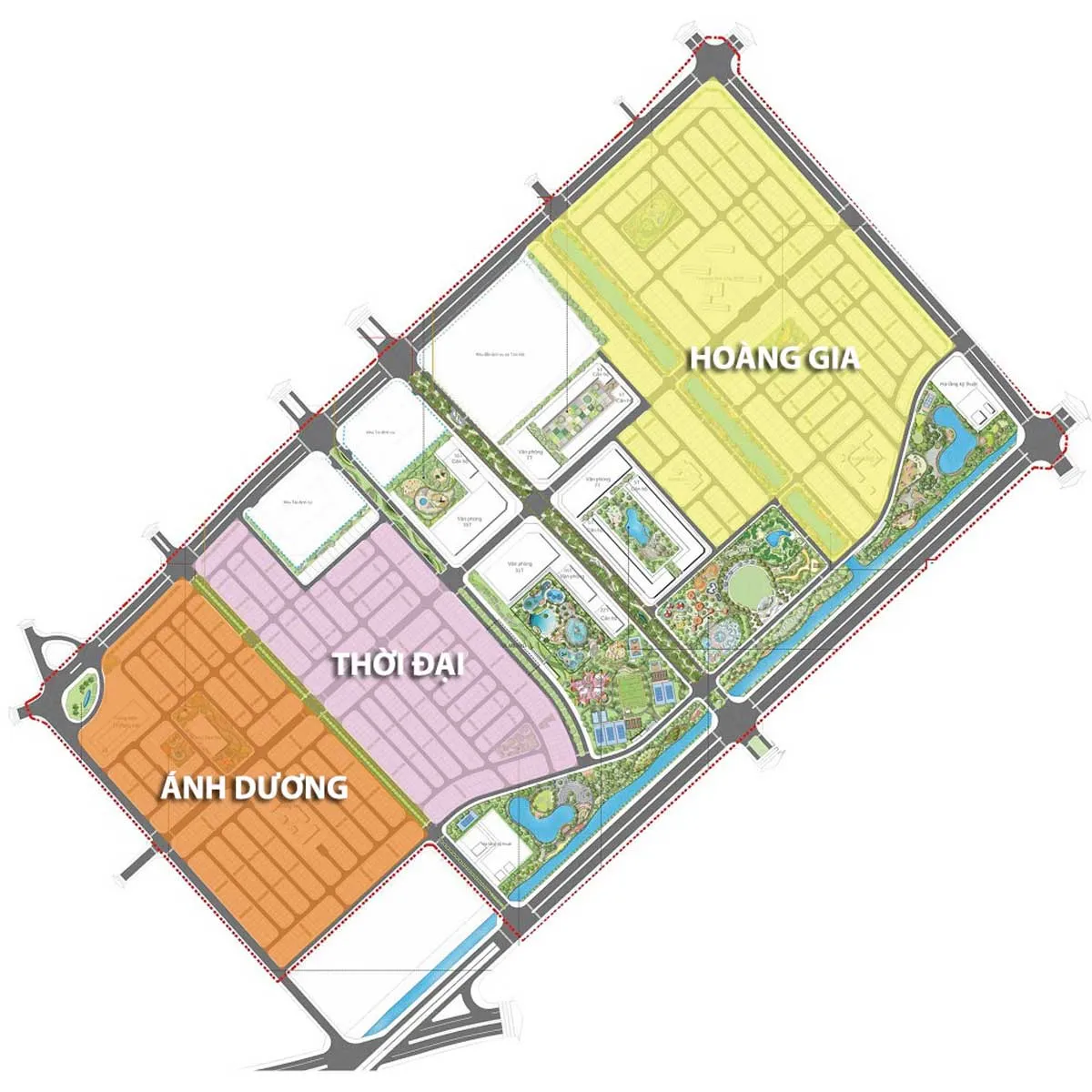 Vinhomes Wonder Park 11 Mặt bằng Tổng thể Dự án Khu đô thị Vinhomes Wonder Park