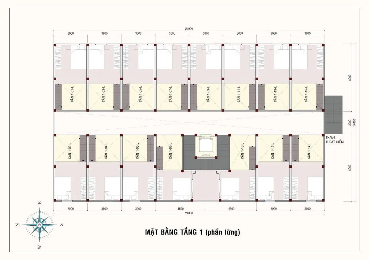 9X HOUSE 6 Sơ đồ phần Lửng dự án 9X House