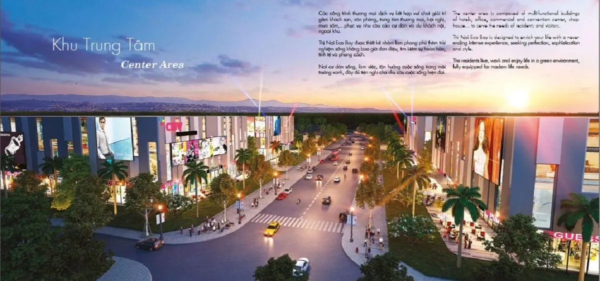 THỊ NẠI ECO BAY 5 Khu trung tâm mua sắm Thị Nại Eco Bay