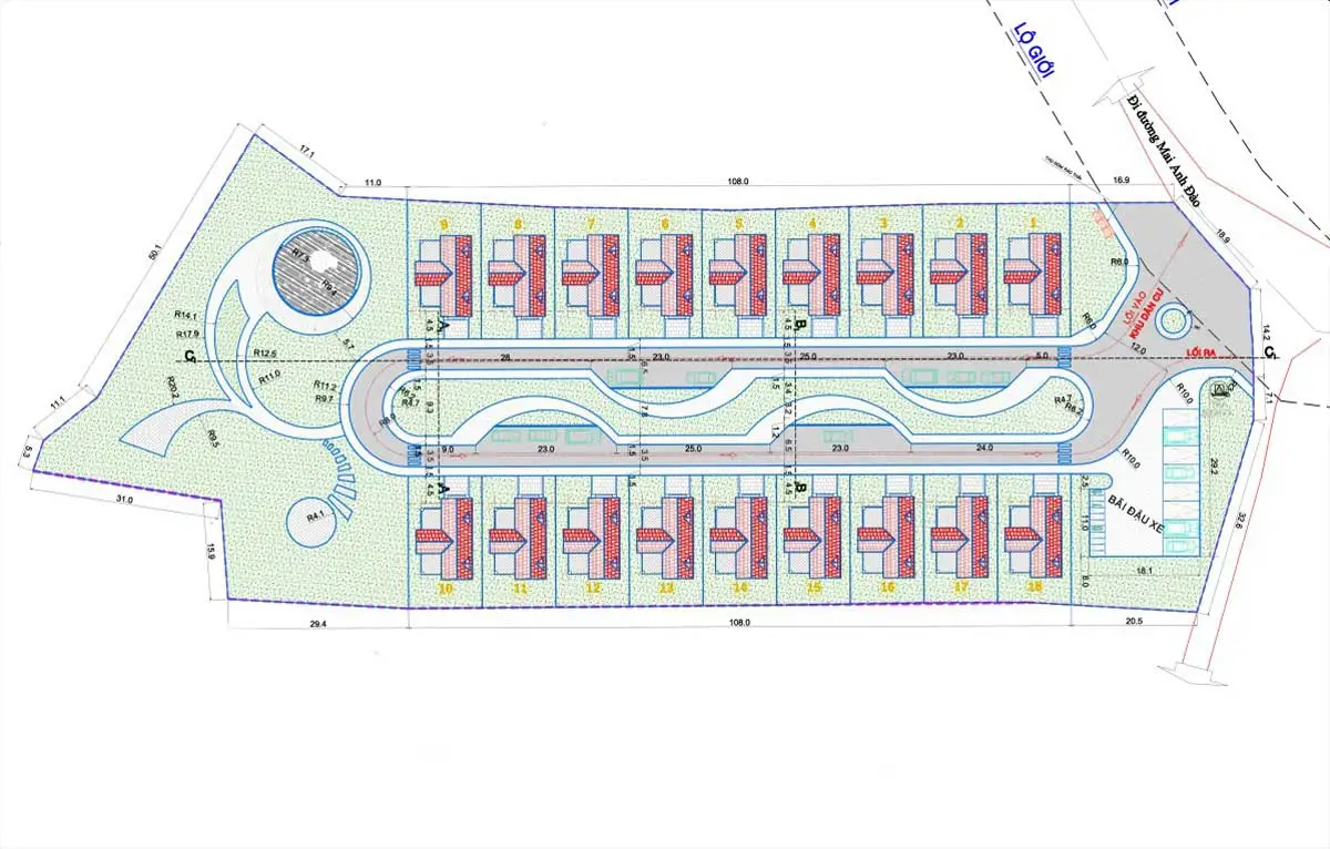 THE SYMPHONY ĐÀ LẠT 4 Mặt bằng Dự án Biệt thự The Symphony Đà Lạt