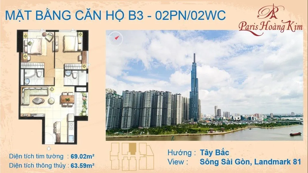 PARIS HOÀNG KIM QUẬN 2 9 Căn b3 Paris Hoàng Kim