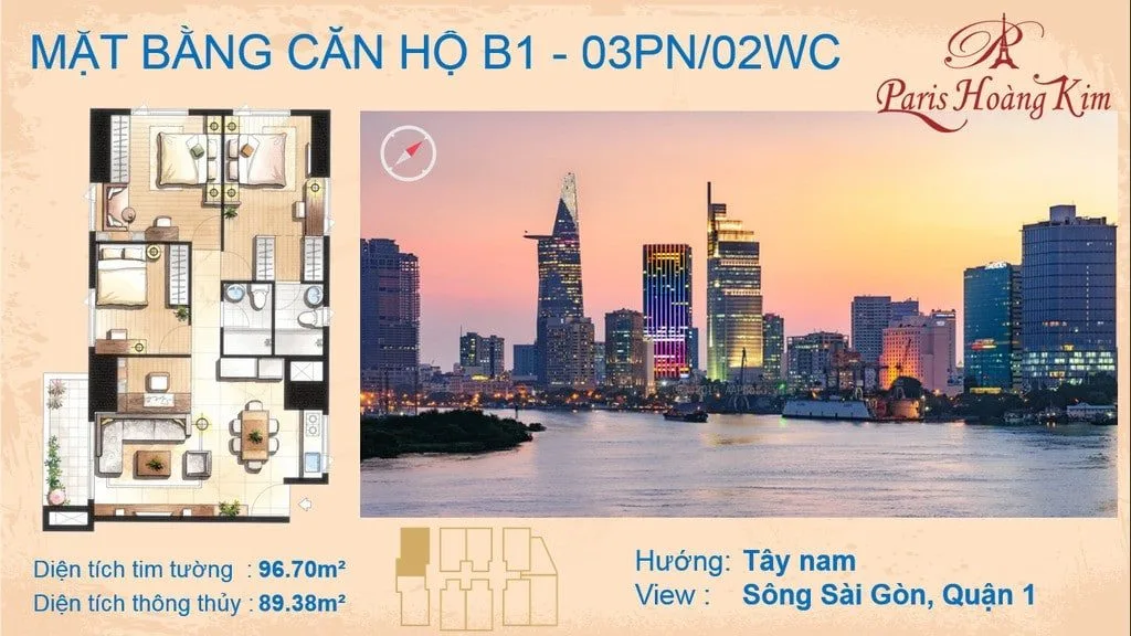 PARIS HOÀNG KIM QUẬN 2 7 Căn b1 Paris Hoàng Kim