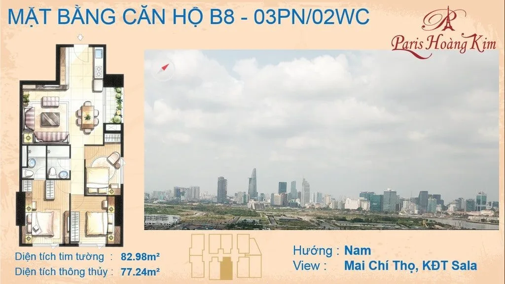 PARIS HOÀNG KIM QUẬN 2 14 Căn b8 Paris Hoàng Kim