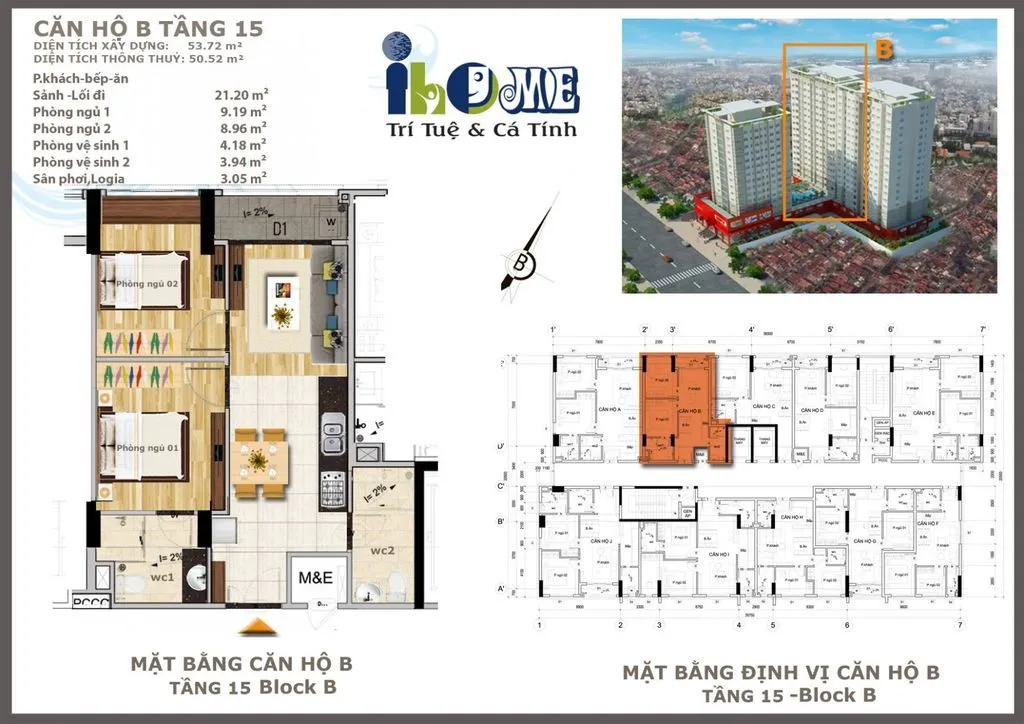I HOME GÒ VẤP 18 Căn hộ loại b block b