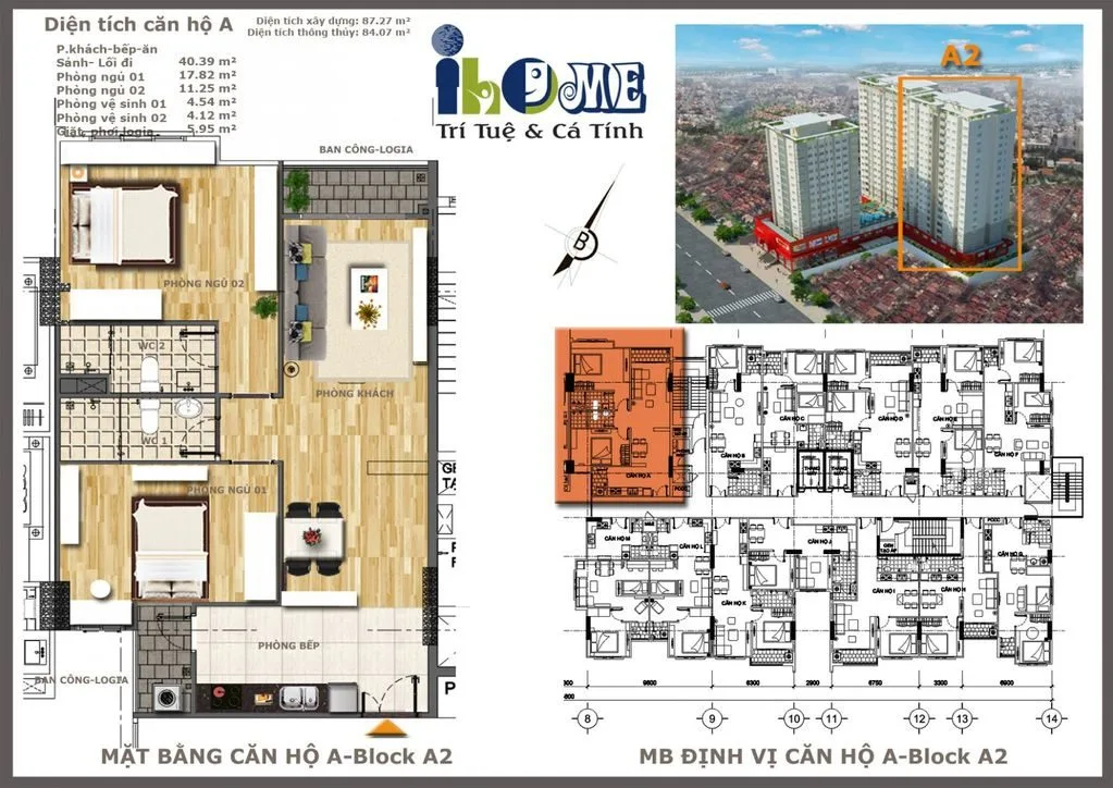 I HOME GÒ VẤP 17 Căn hộ loại a block a2