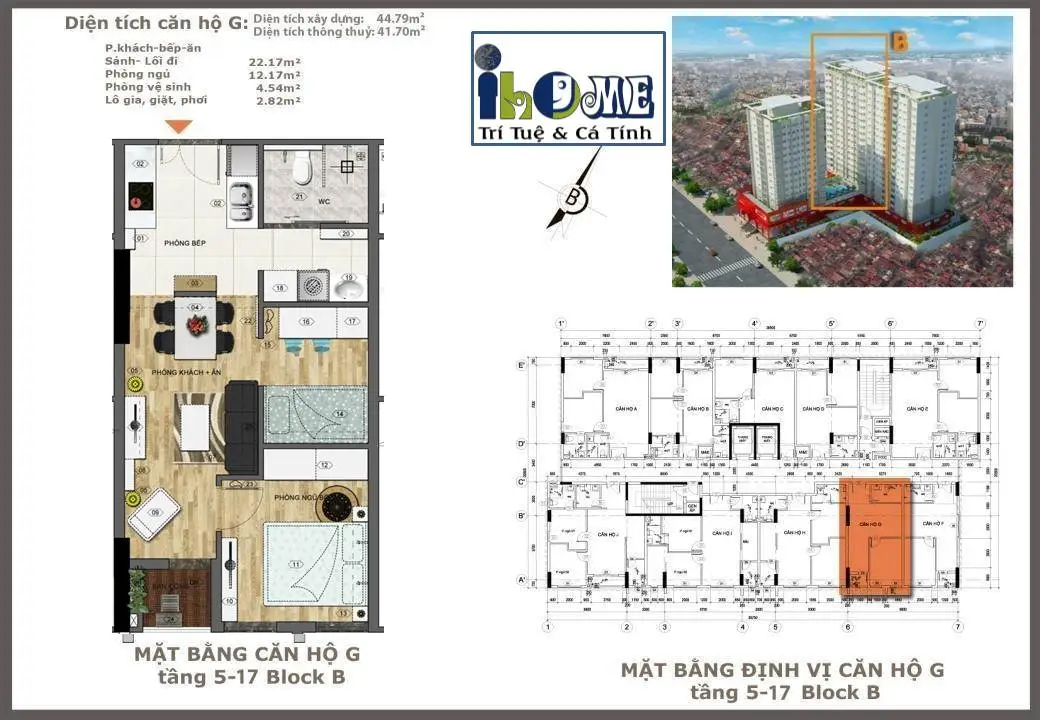 I HOME GÒ VẤP 23 Căn hộ loại g block b