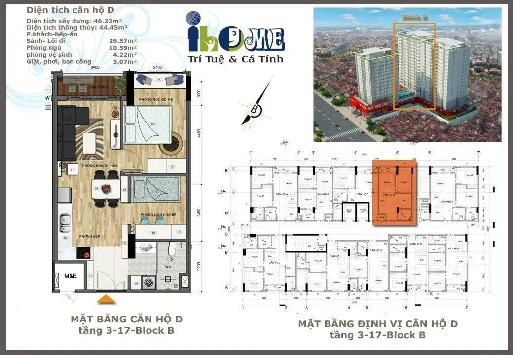 I HOME GÒ VẤP 20 Căn hộ loại d block b
