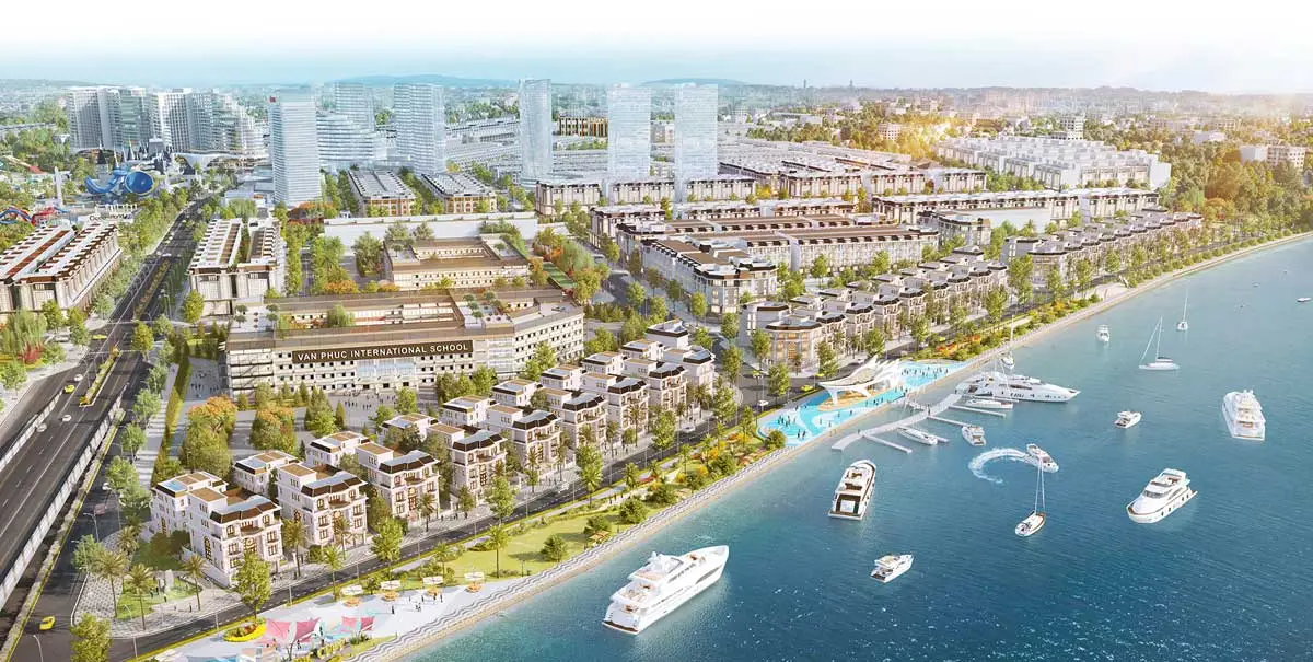 SUNLAKE SHOP VILLAS 5 Phối cảnh Sunlake Shop Villas tại Vạn Phúc City