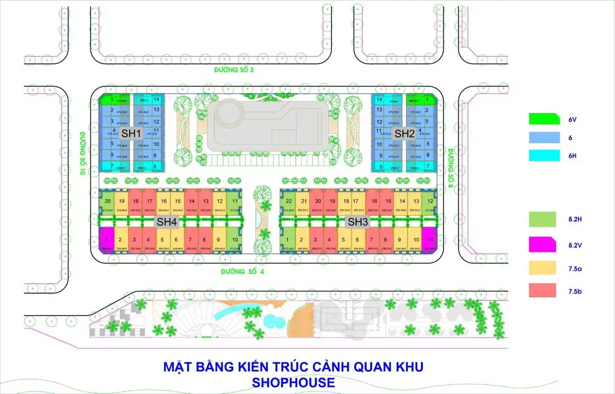 Lagisan Harbour City 11 Mặt bằng Thiết kế Nhà phố thương mại Lagisan Harbour City