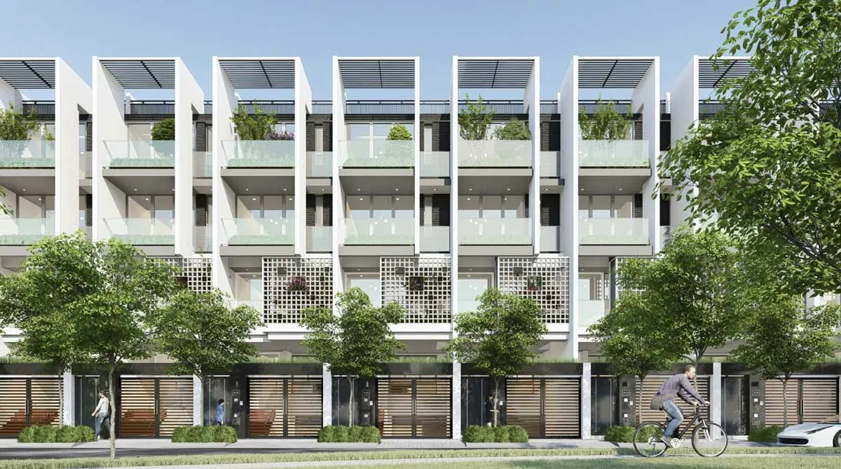 Precia Riverside 12 Phối cảnh Nhà phố Precia Riverside Quận 2