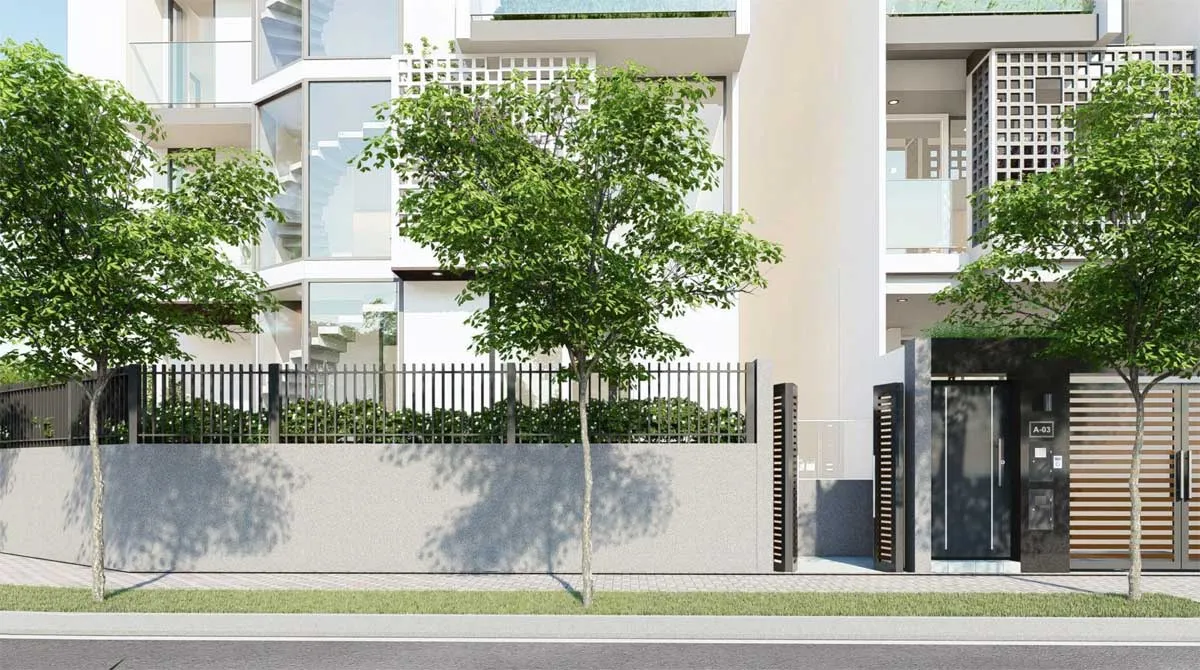 Precia Riverside 15 Cổng Nhà phố Precia Riverside Quận 2