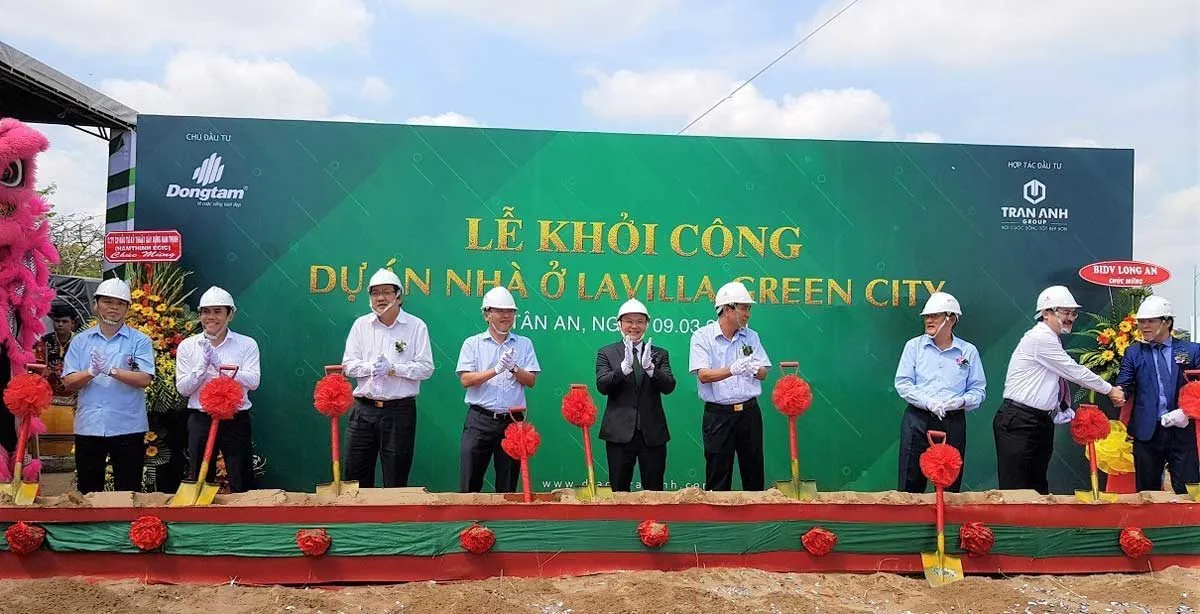 LA VILLA GREEN CITY LONG AN 2 Lễ khởi công Dự án Nhà Phố - Biệt Thự Lavilla Green City