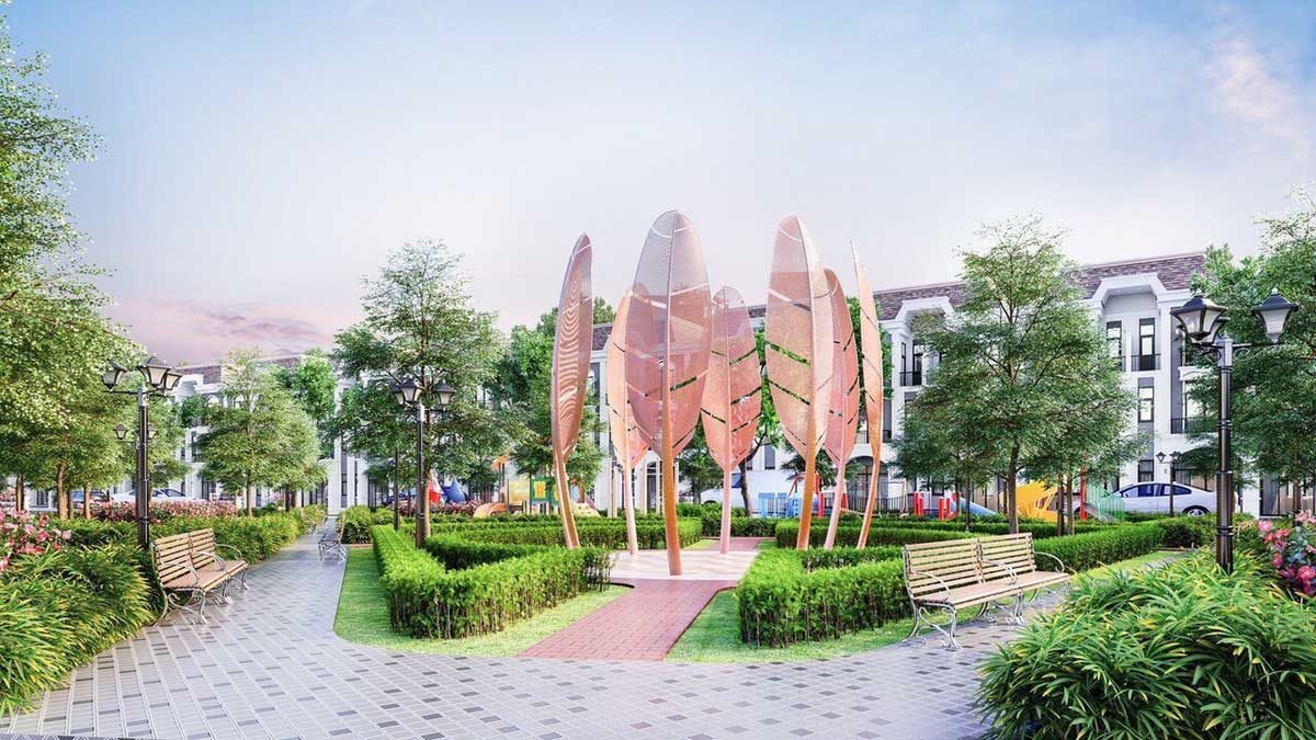 Khu công viên Dự án Lavilla Green City Long An