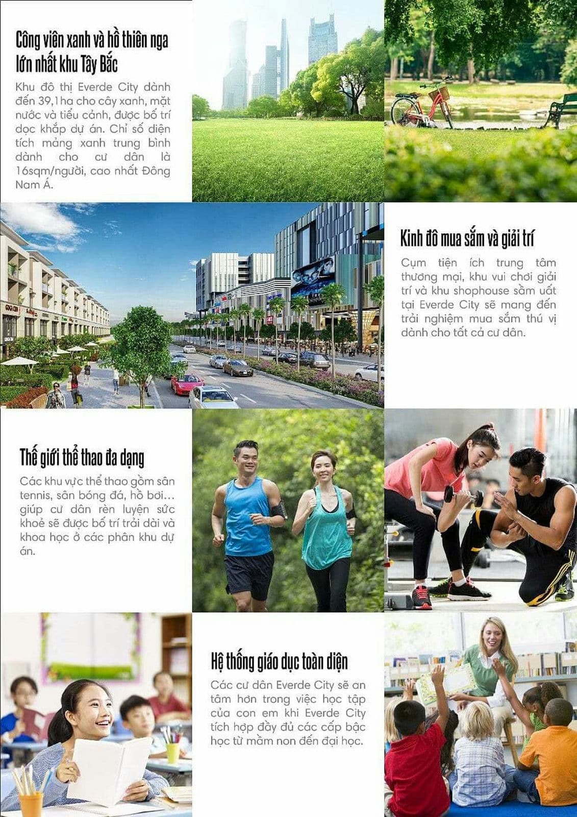 Tiện ích Nội khu Dự án Lavilla Green City Long An