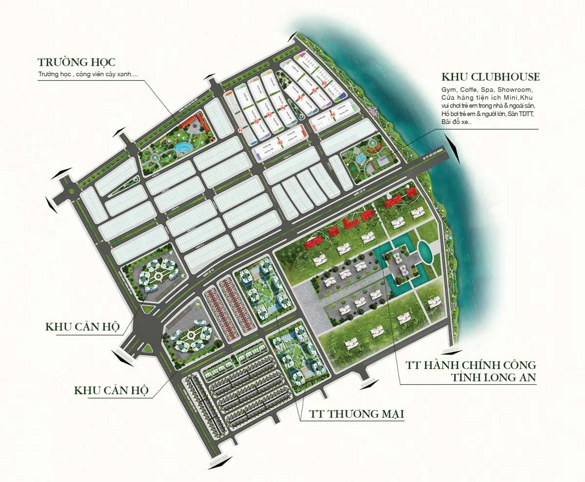 LA VILLA GREEN CITY LONG AN 14 Tổng thể Dự án Lavilla Green City Long An