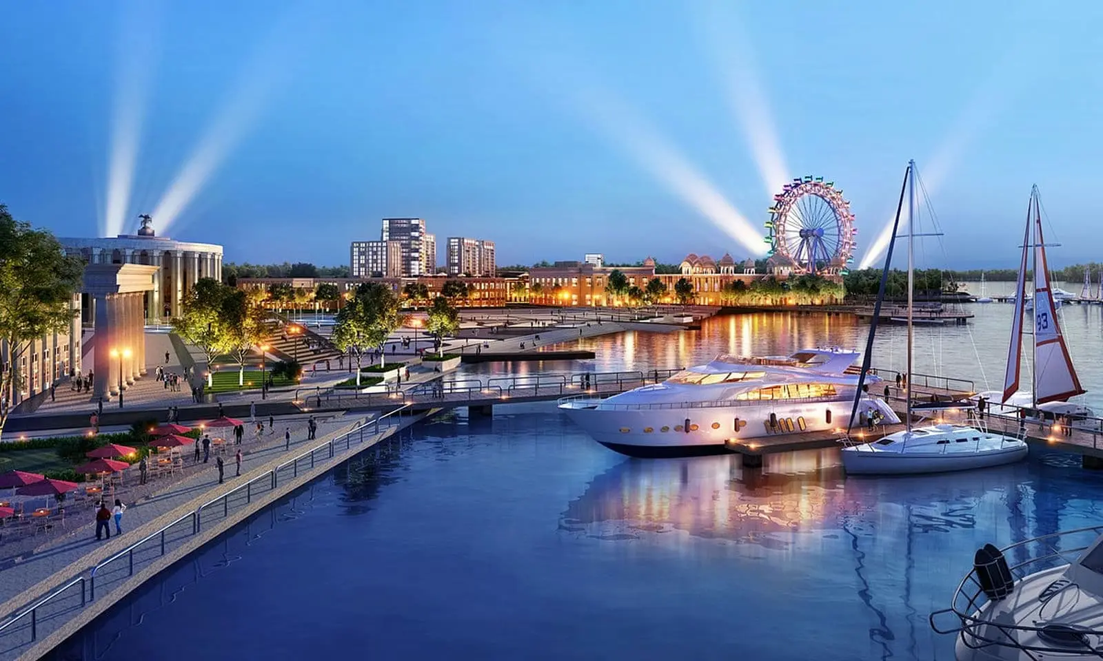 SPRING WATERFRONT CITY 7 Bến du thuyền tại Waterfront City