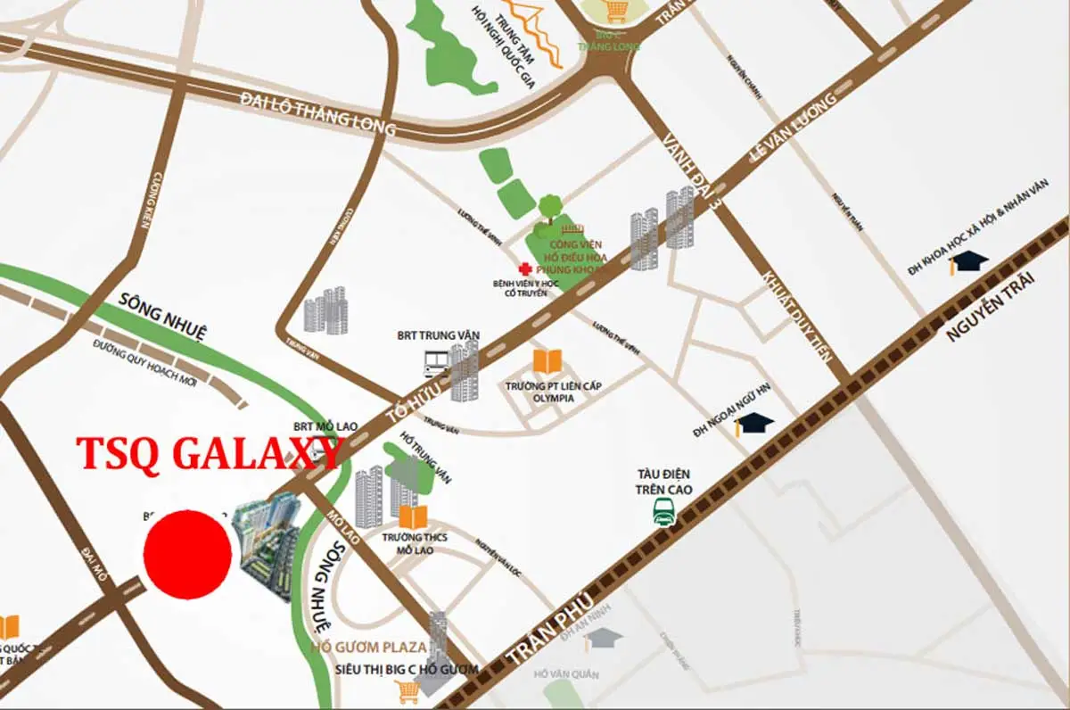 NGÂN HÀ GALAXY VẠN PHÚC 2 Vị trí Dự án Ngân Hà Vạn Phúc