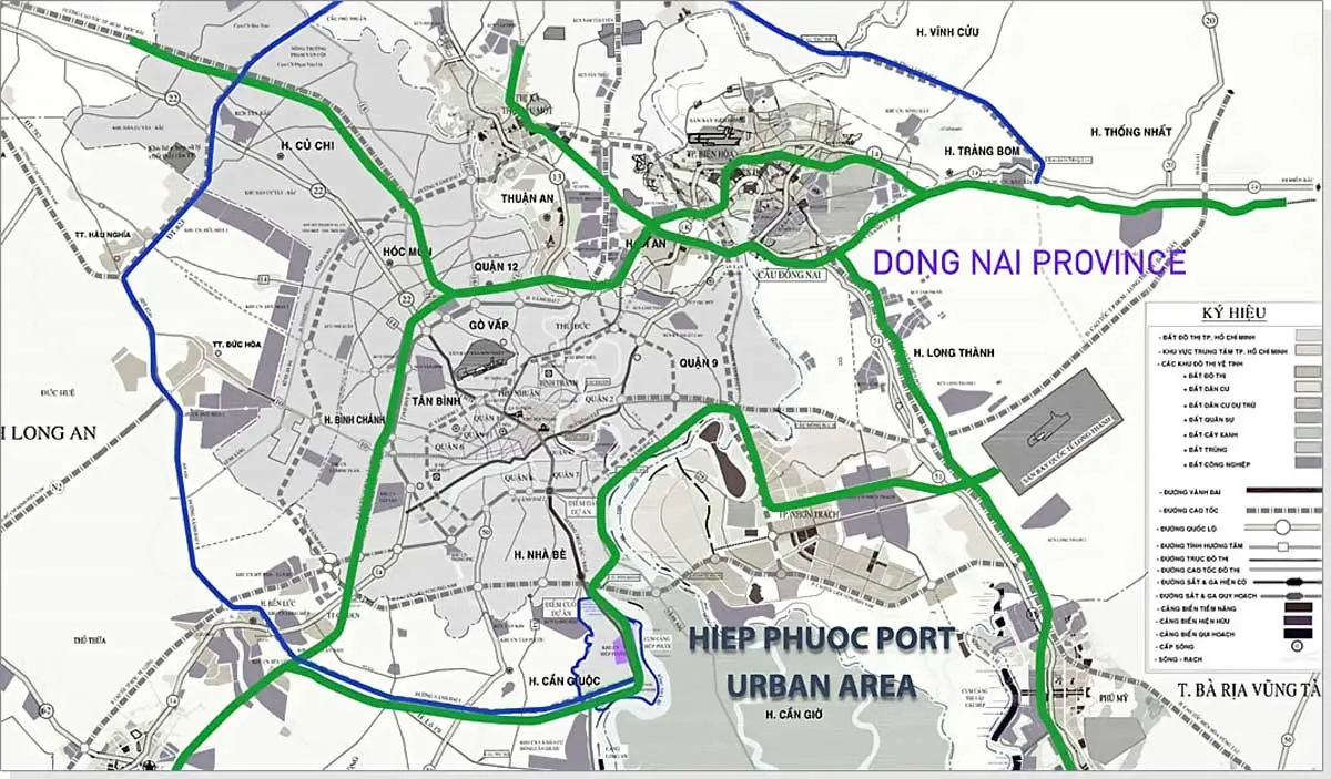 KHU ĐÔ THỊ HIỆP PHƯỚC NHÀ BÈ 6 Bản đồ Quy hoạch Khu Đô thị Hiệp Phước Nhà Bè