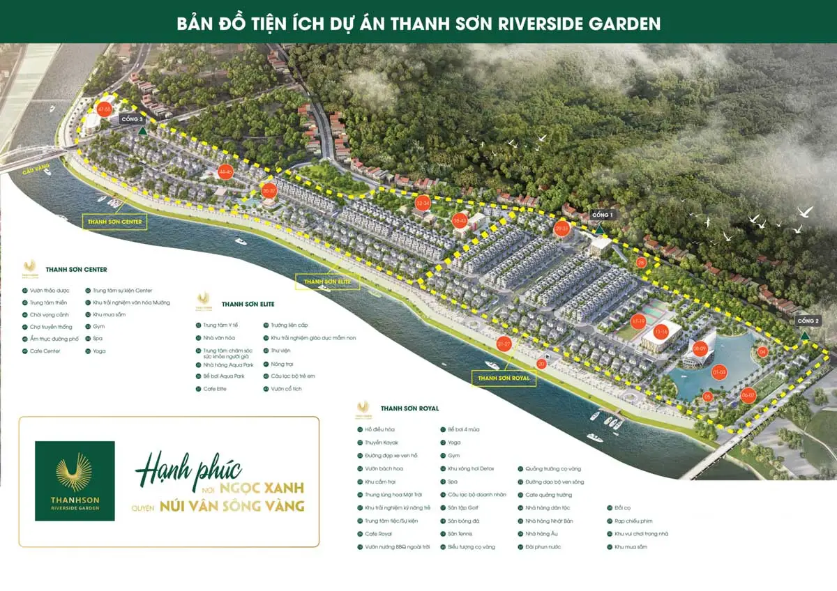 Thanh Sơn Riverside Garden 4 Tiện ích Dự án Thanh Sơn Riverside Garden Phú Thọ
