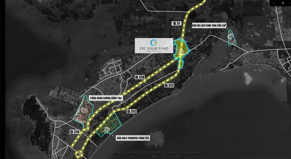 DIC SOLAR CITY VŨNG TÀU 3 Vị trí Dự án DIC Solar City