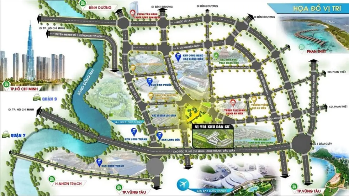 LAVITA CITY ĐỒNG NAI 3 Vị trí Lavita City Đồng Nai