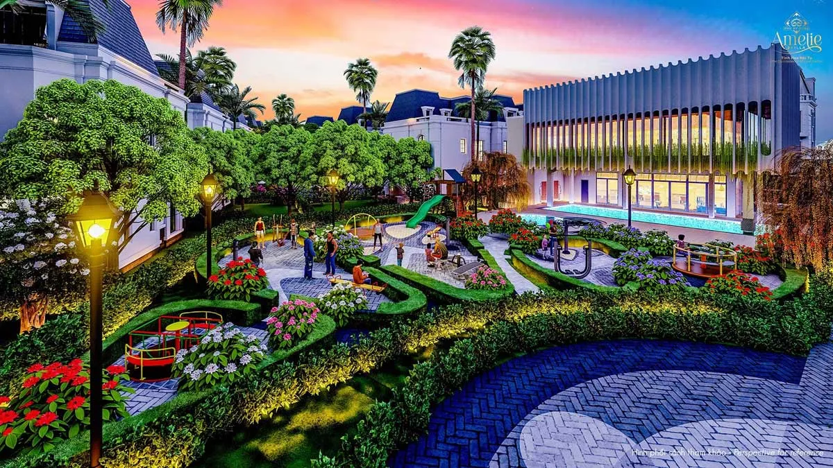 AMELIE VILLA PHÚ MỸ HƯNG 8 Công viên trung tâm Amelie Villa Phú Mỹ Hưng Nhà Bè