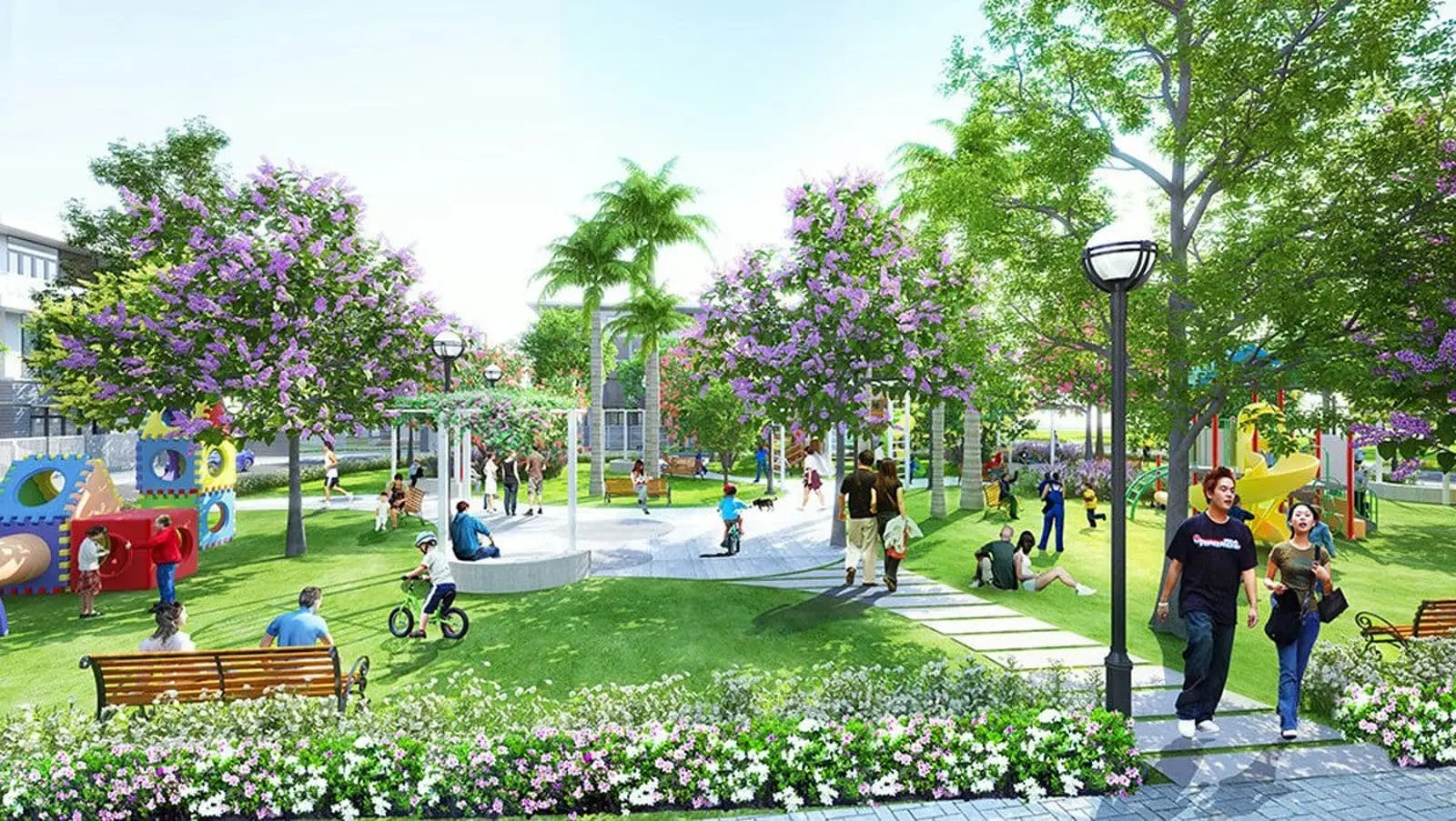 GOLF HILLS QUẬN 9 4 Công viên nội khu Dự án Nhà phố - Biệt thự Golf Hill