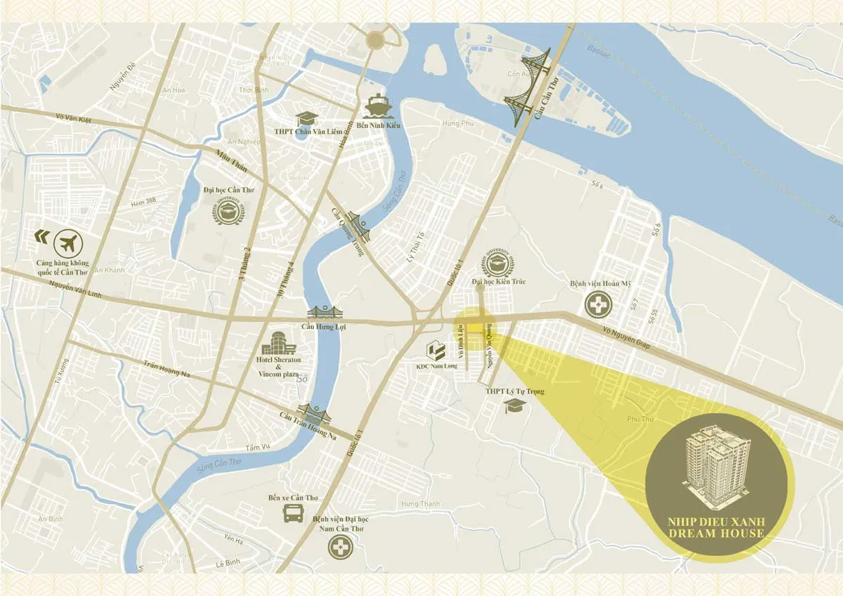 Green Melody 2 Vị trí Chung cư Green Melody