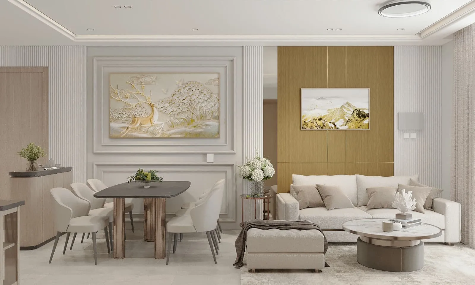 Green Melody 23 Phòng khách Căn hộ Green Melody