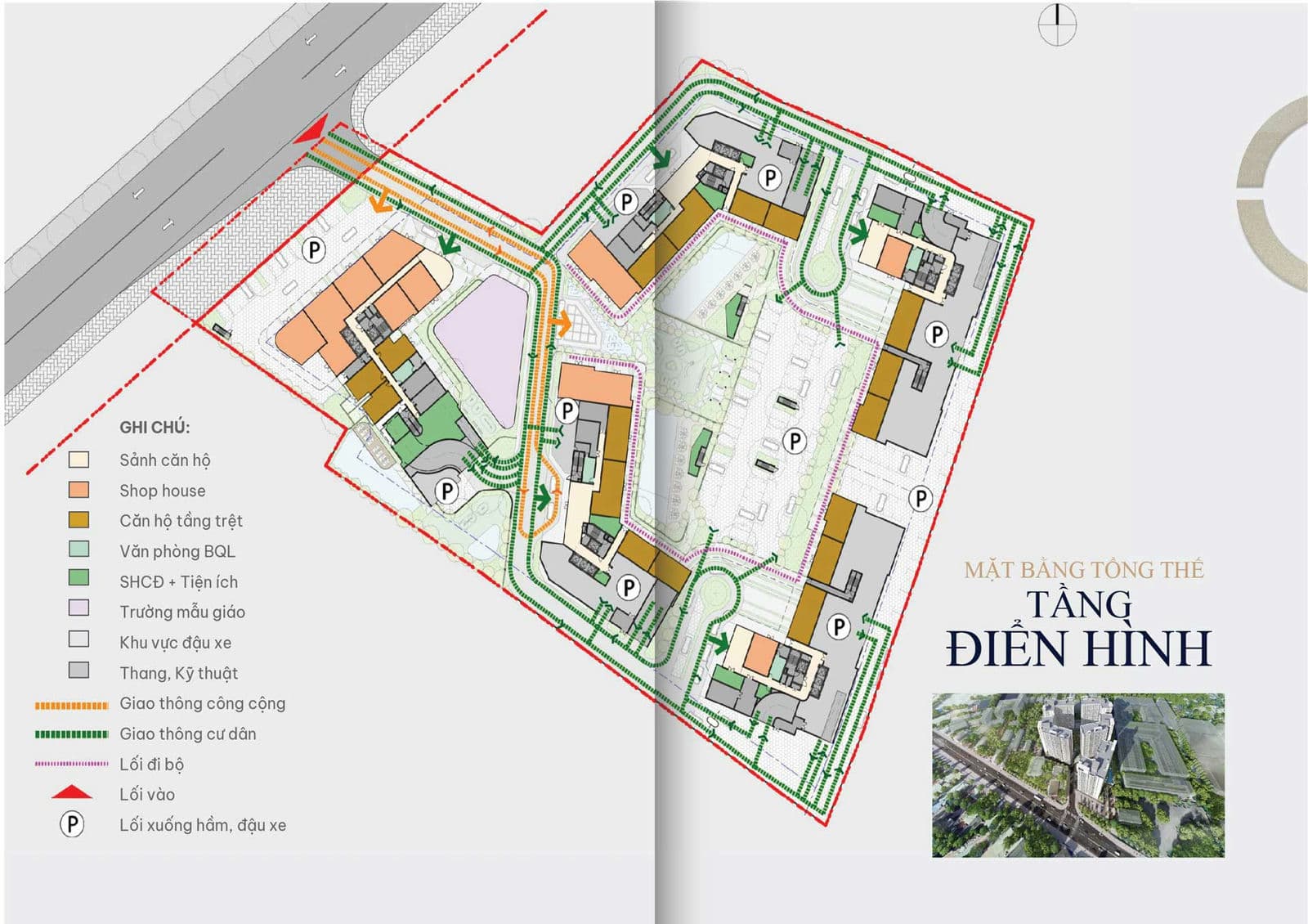 Mặt bằng tầng điển hình dự án Destino Centro