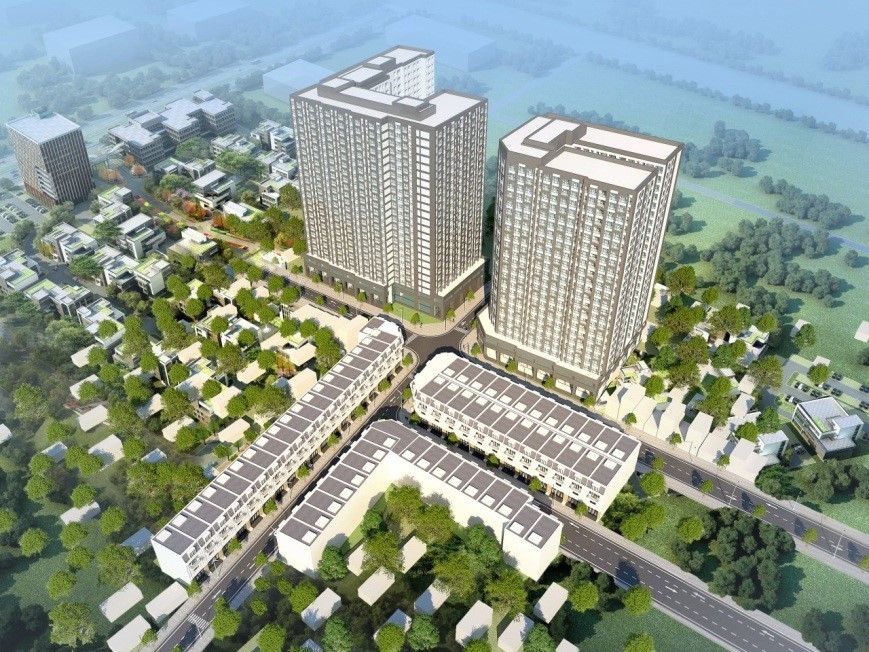 Phối cảnh Tổng thể Dự án Alva Plaza Bình Dương