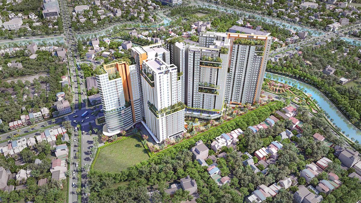 Phối cảnh Dự án Căn hộ Aster Garden Towers Bình Dương