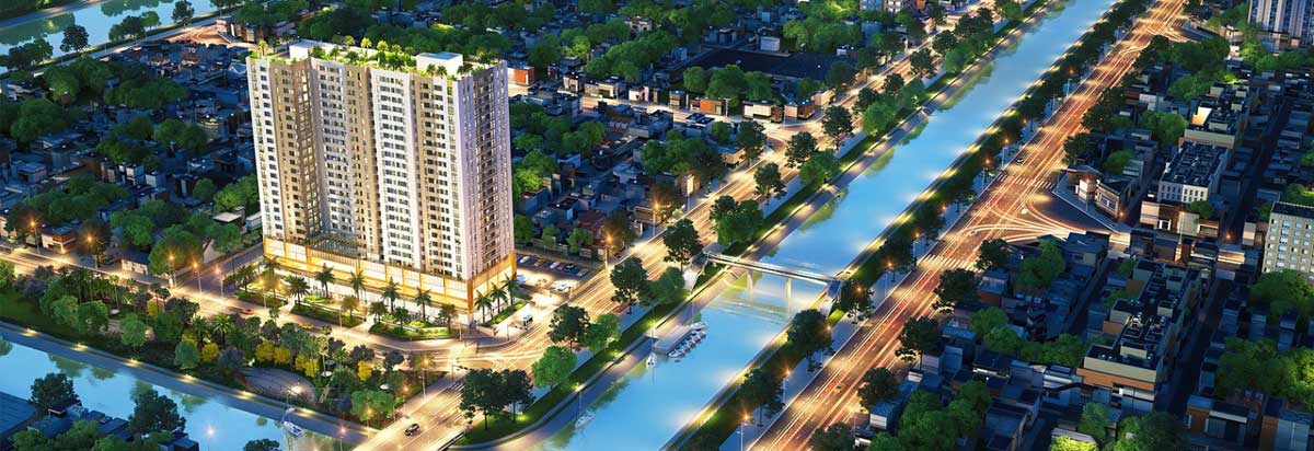 Phối cảnh Dự án Aurora Riverside Quận 8