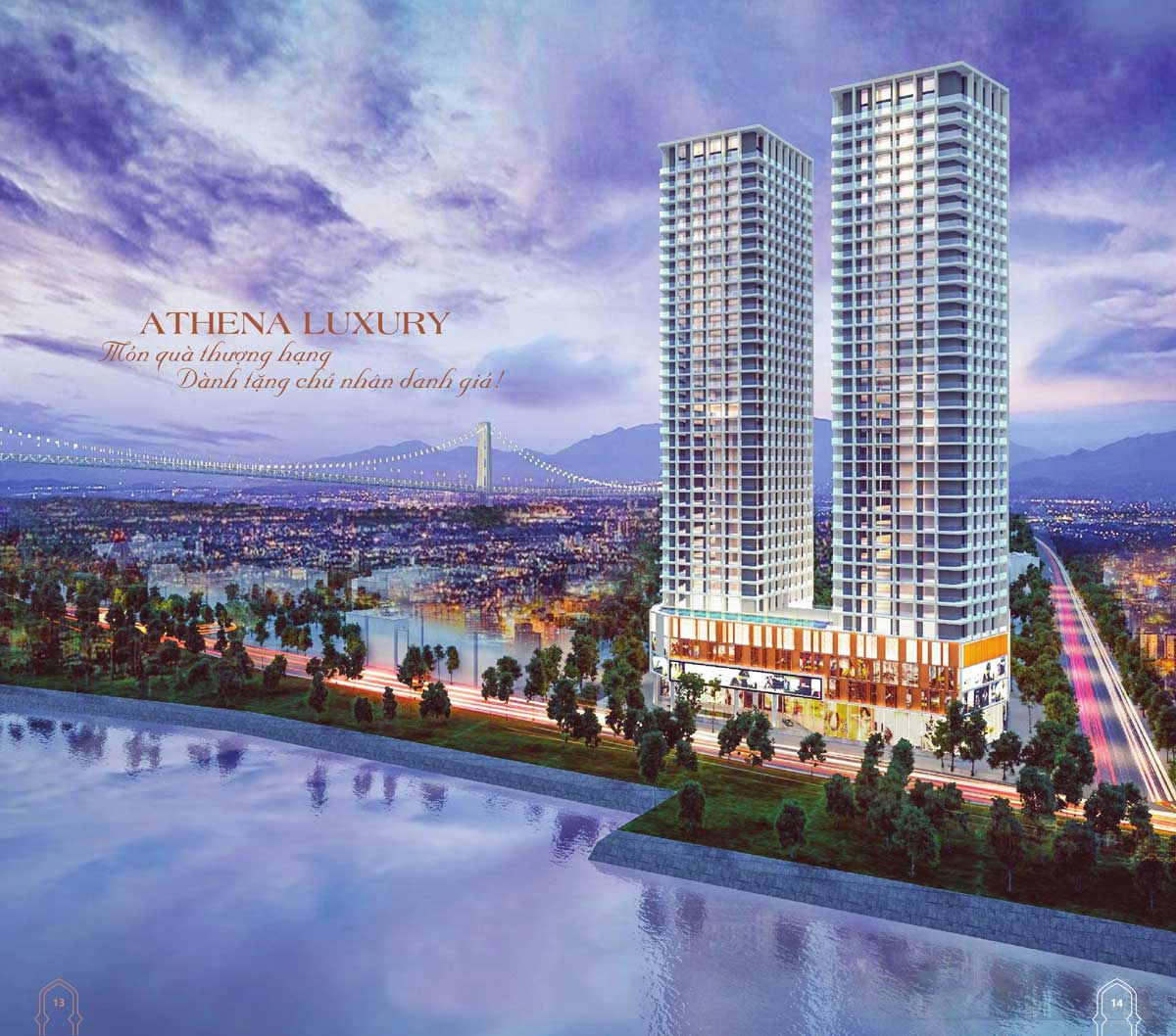 Phối cảnh Dự án Athena Luxury Đà Nẵng Riverside