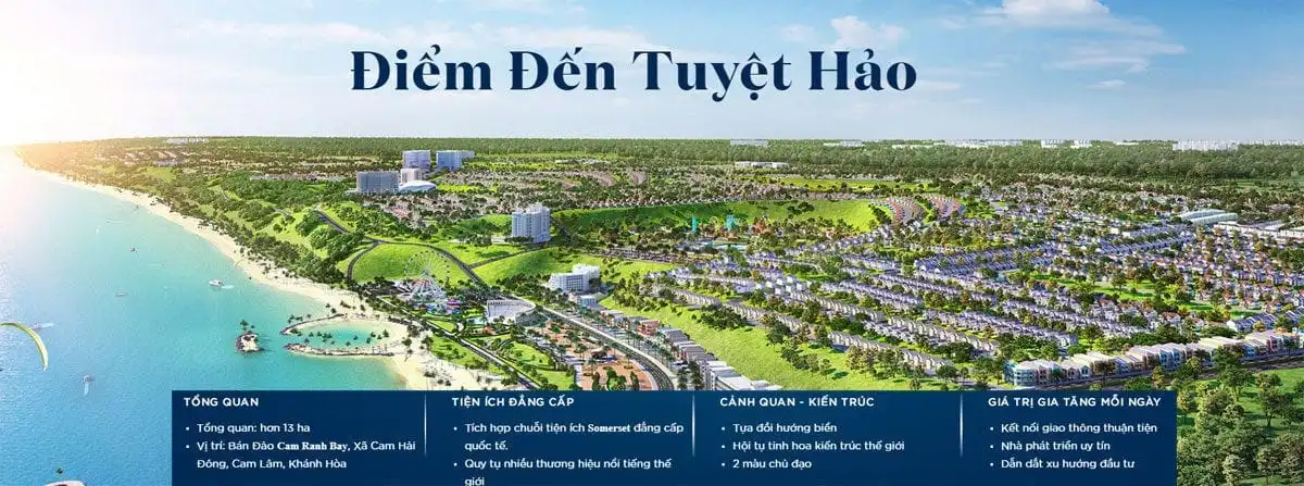 CAM RANH BAY HOTELS & RESORTS 1 Phối cảnh toàn khu Dự án Cam Ranh Bay Hotel & Resorts