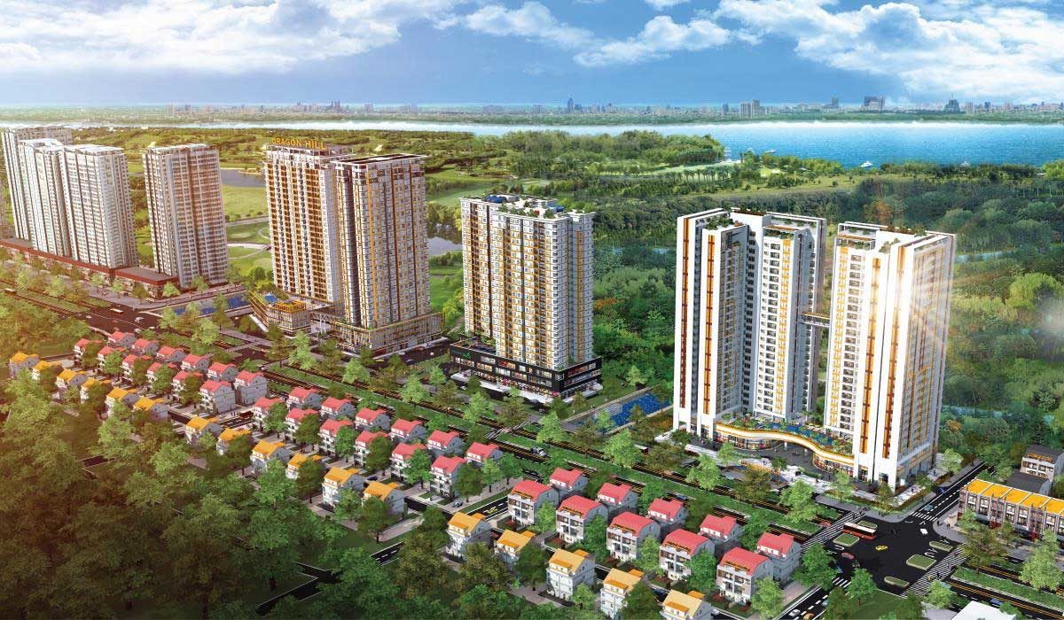 Phối cảnh Dự án Căn hộ Keppel Land Nguyễn Hữu Thọ Nhà Bè