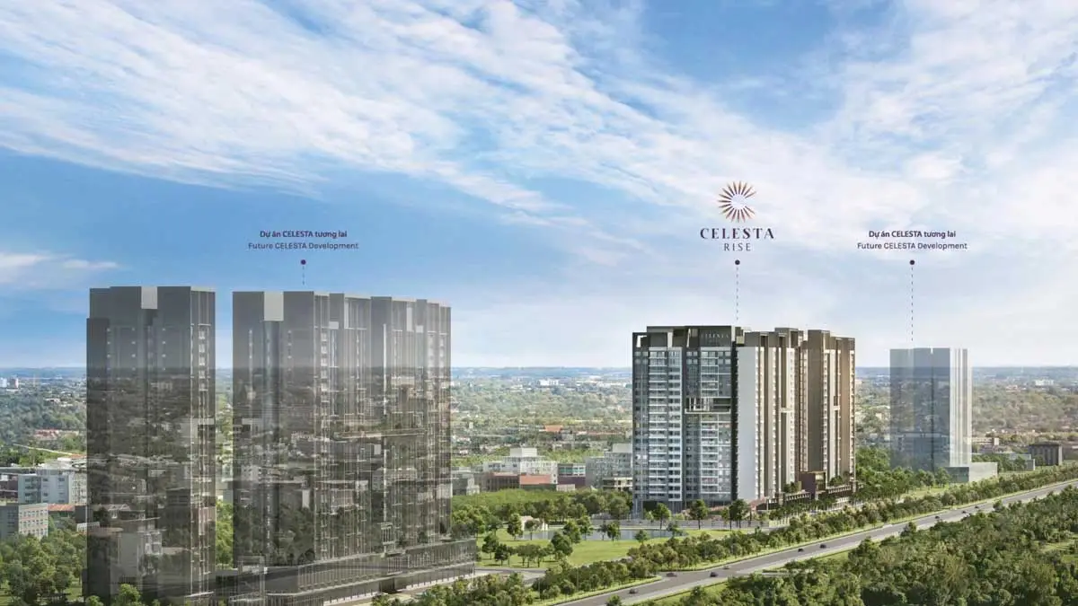 CELESTA RISE KEPPEL LAND NHÀ BÈ 1 Phối cảnh Dự án Căn hộ Chung cư Celesta Rise Keppel Land Nguyễn Hữu Thọ Nhà Bè
