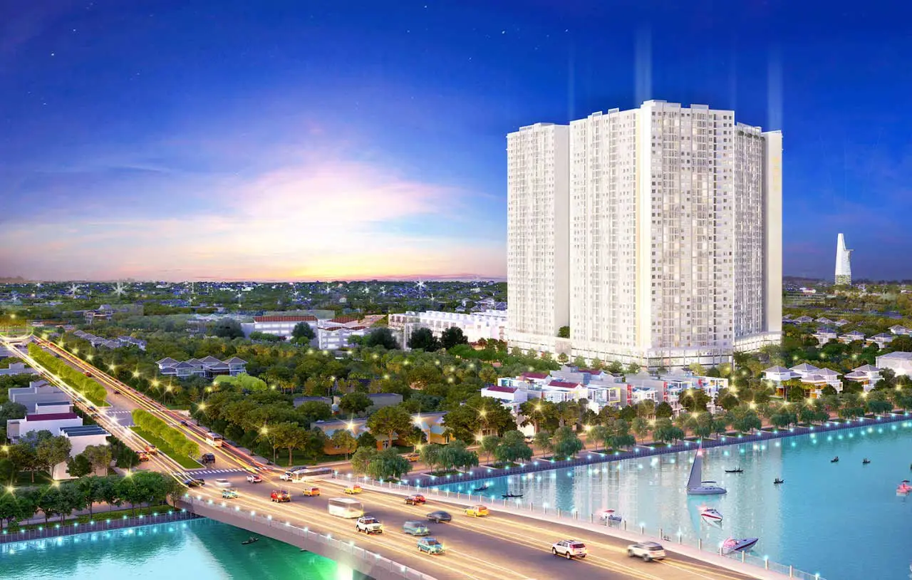 CITY GATE 3 QUẬN 8 1 Phối cảnh Dự án Căn hộ City Gate 3 Quận 8