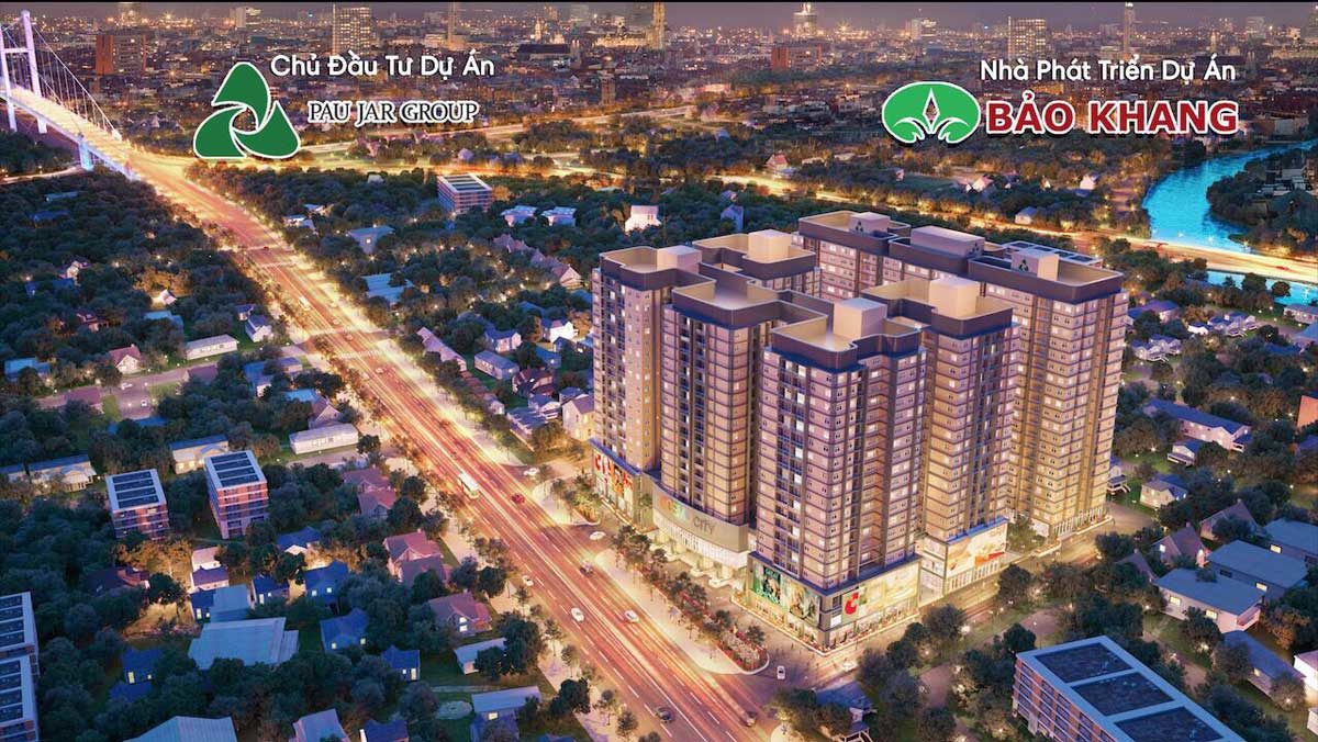 Phối cảnh Dự án Căn hộ Chung cư Cosmo City II Nguyễn Thị Thập Quận 7