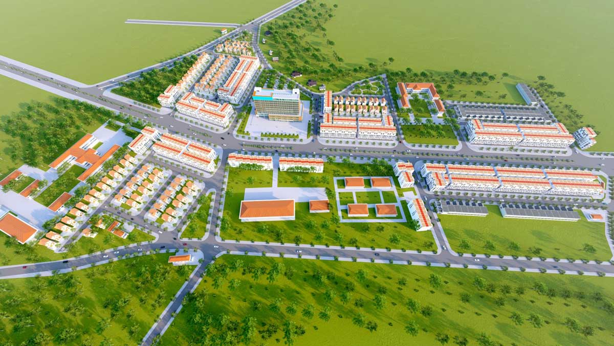 Phối cảnh Dự án Cát Tường Edu Town Bình Long Bình Phước