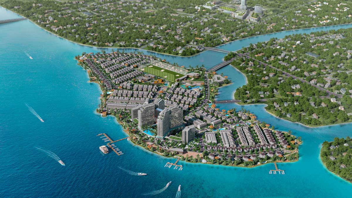 Phối cảnh Dự án Khu đô thị Centria Island Tân Vạn Đồng Nai