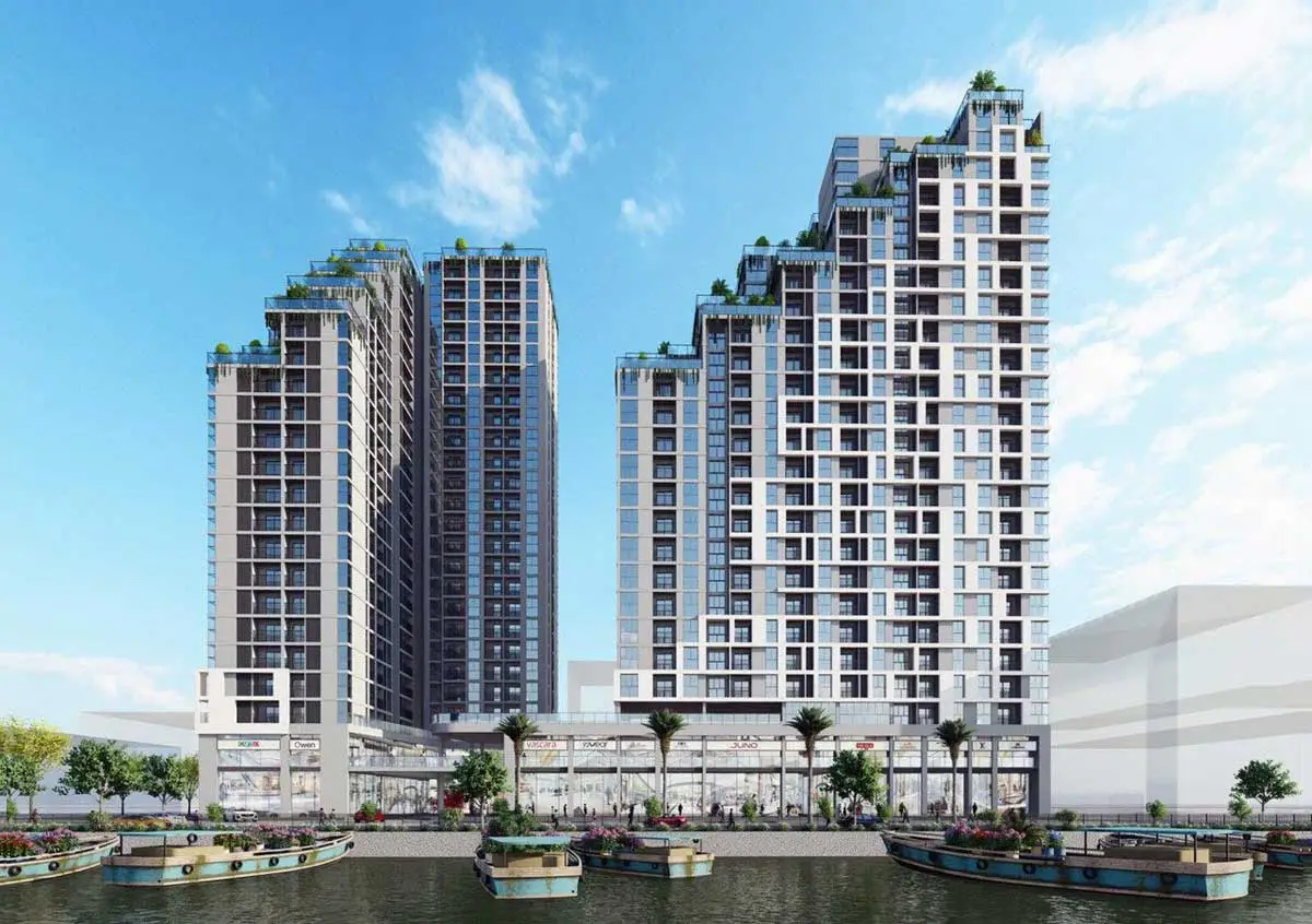 D-AQUA QUẬN 8 1 Phối cảnh Dự án Căn hộ D – Aqua Bến Bình Đông Quận 8