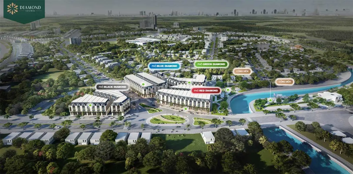 DIAMOND CENTRAL BIÊN HÒA ĐỒNG NAI 1 Toàn khu Nhà phố Diamond Central Biên Hòa
