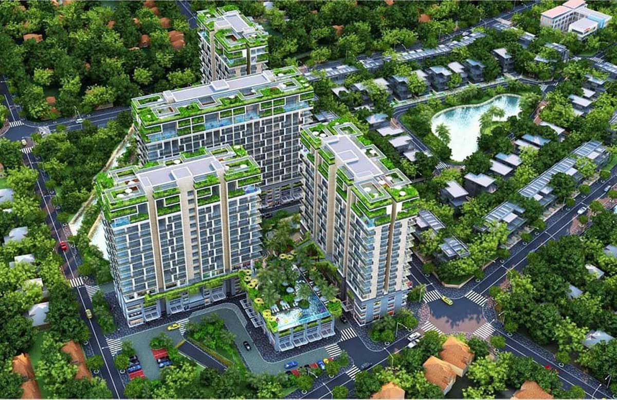 Phối cảnh Dự án Căn hộ Chung cư Dragon Sky View Quận 9