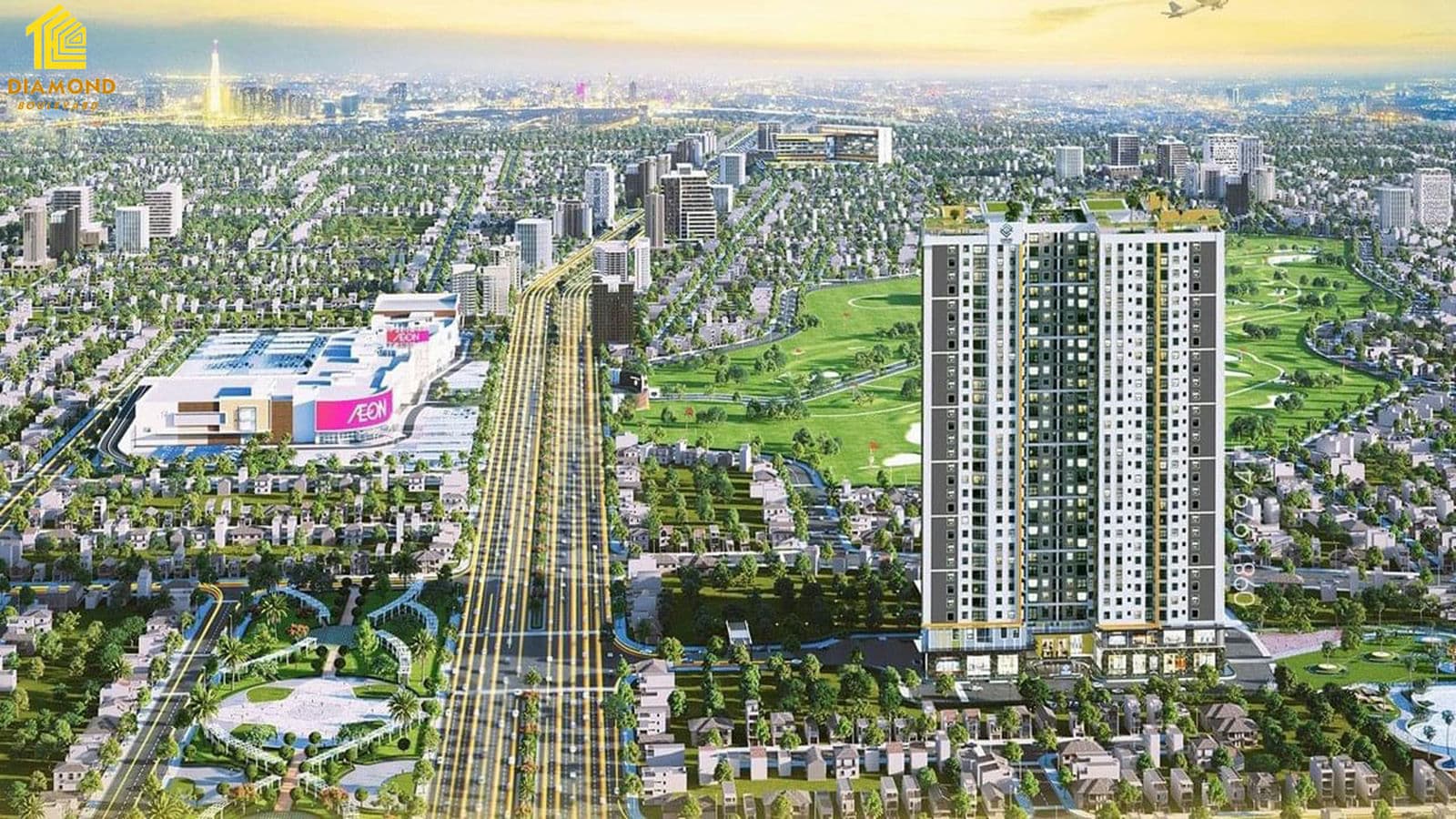 Phối cảnh Dự án Căn hộ Chung cư Diamond Boulevard