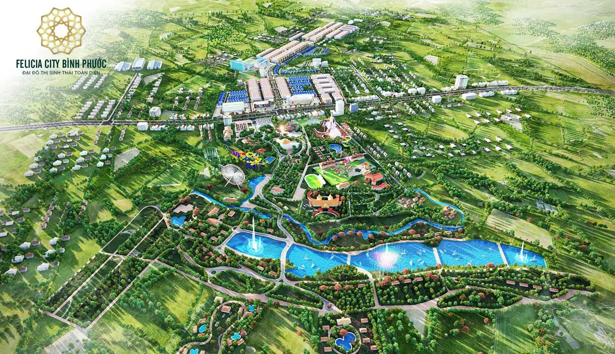 FELICIA CITY BÌNH PHƯỚC 1 Dự án Felicia City Bình Phước & Khu du lịch sinh thái